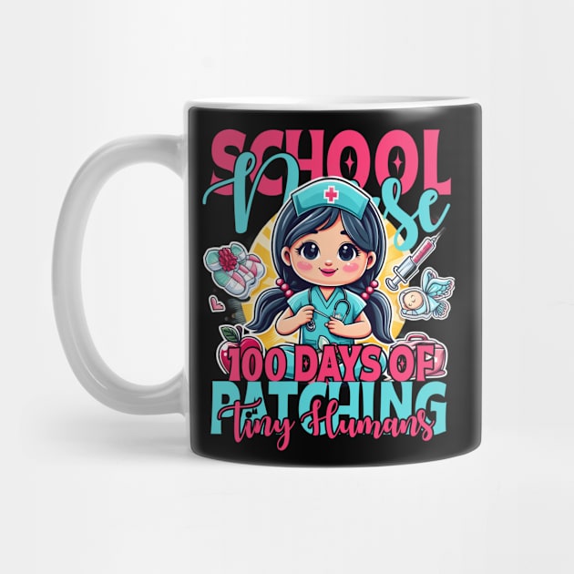 100 Days Of Nurse Nursing School Happy 100th Day by click2print